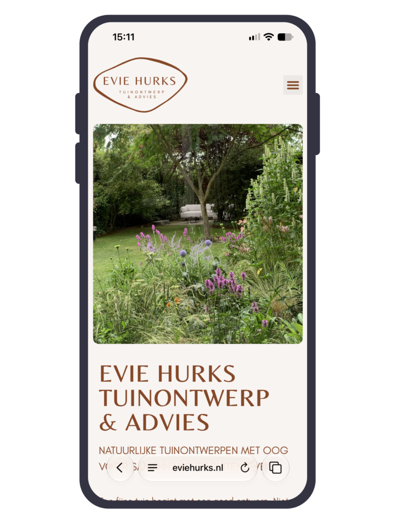 website ontwerp NINA MARKETING